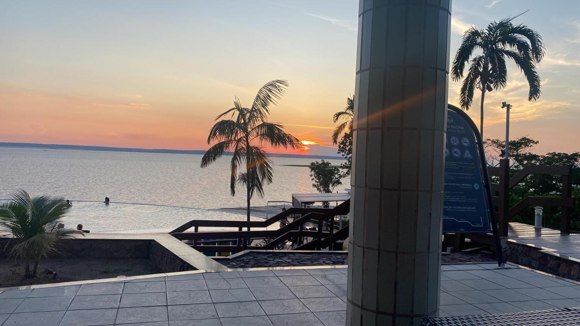 1111 Studio De Luxo Com Vista Deslumbrante Para O Rio Manaus Exterior foto
